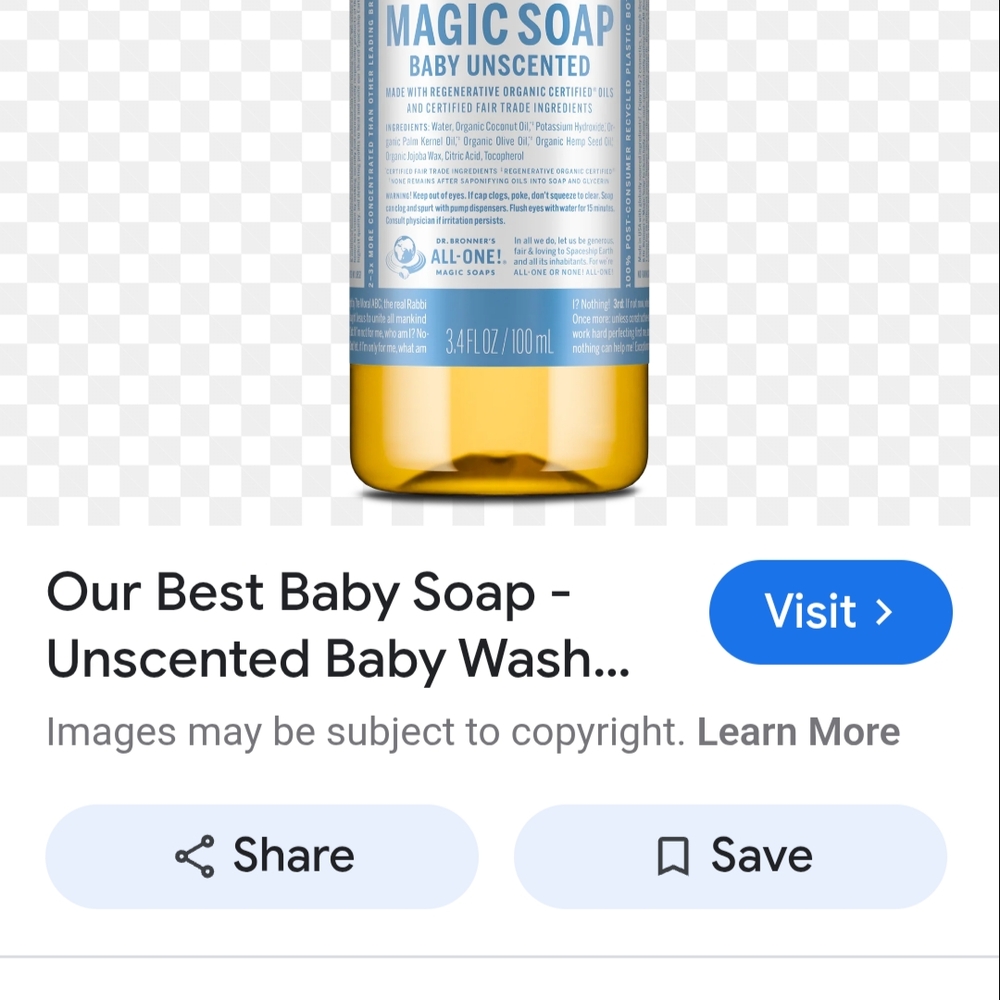 Gentle Baby Magic Soap - Blue and Gold